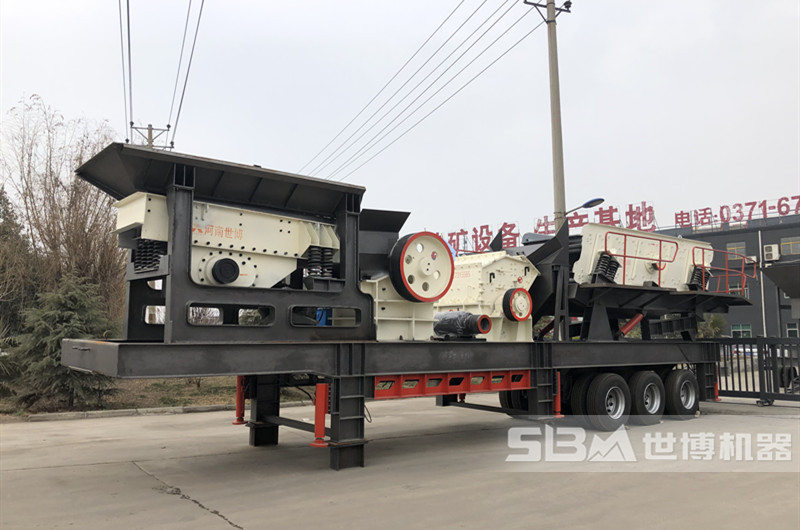 輪胎式移動破碎站，移動石子破碎機(jī)
