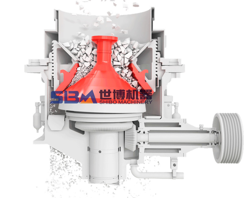 立式圓錐破碎機結(jié)構圖